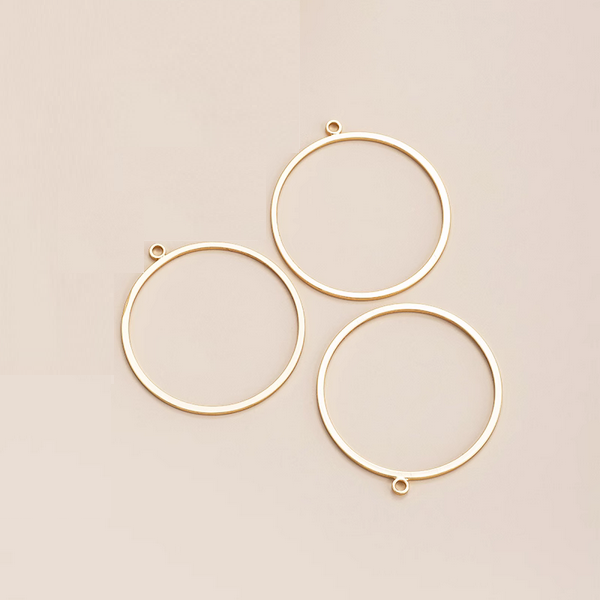 1 Pair Brass 14K Plated Earring Pendants