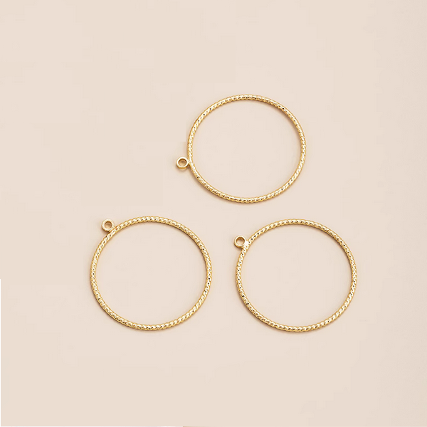 1 Pair Brass 14K Plated Earring Pendants