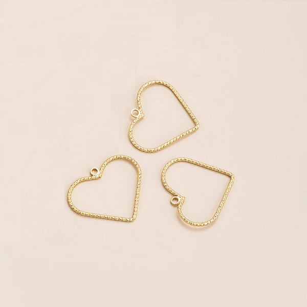 1 Pair Brass 14K Plated Earring Pendants