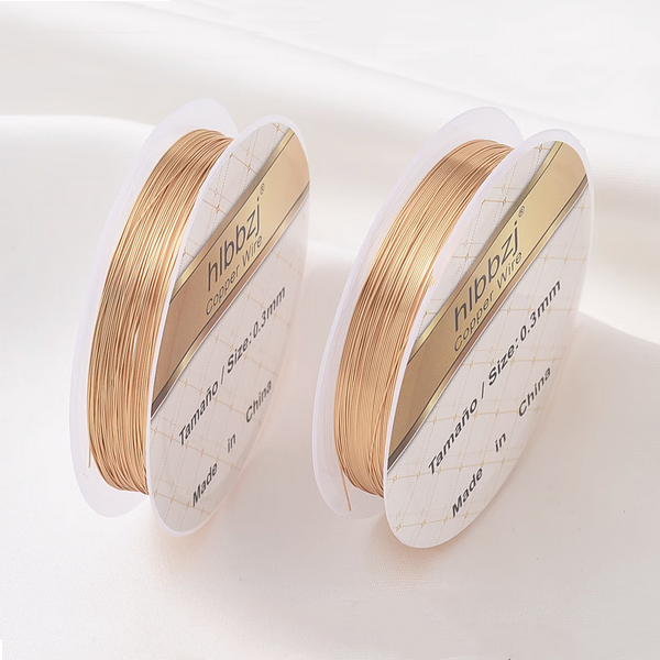 Brass Flexible Soft Wire Roll, Colors Plated