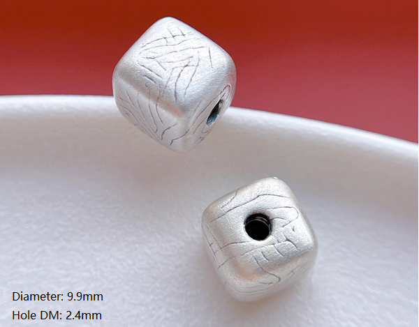 Sterling Silver Squares Curving Spacers