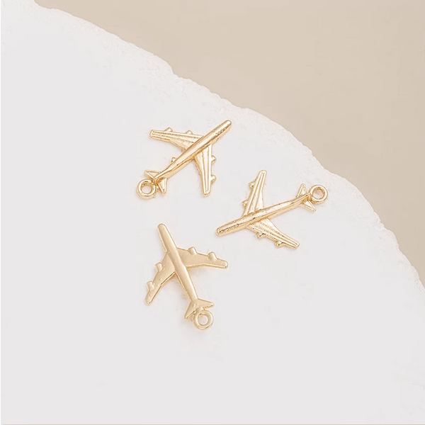 Alloy Plane Shape Pendant Piece - PMSG-07