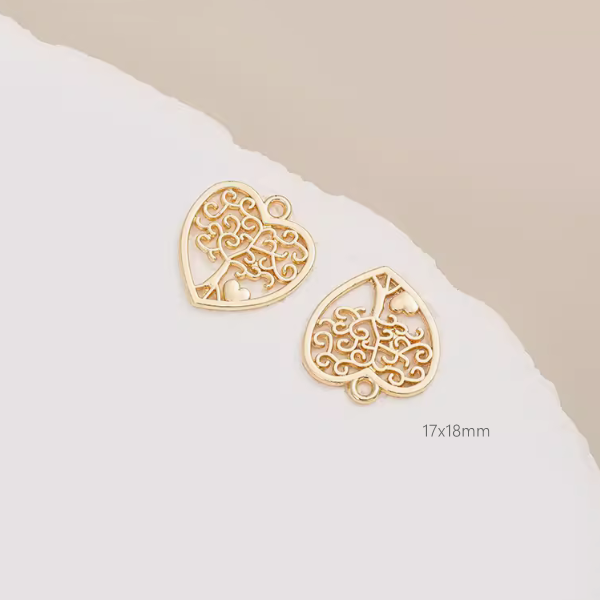 Alloy Fashion Pendants for Jewelry Handmaking DIY, 14K Plated