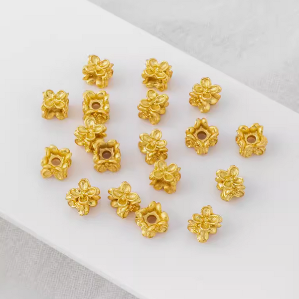 Alloy Four Side Figure Petal Base Spacer