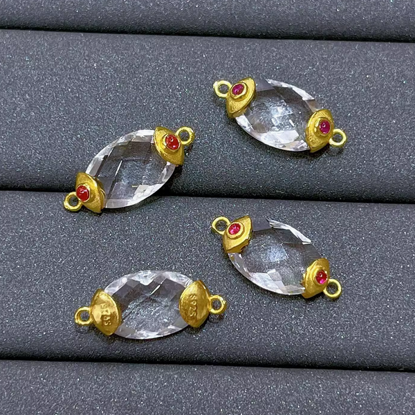 Transparent Crystal Pendant Beads