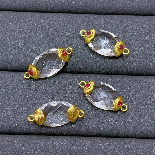 Transparent Crystal Pendant Beads