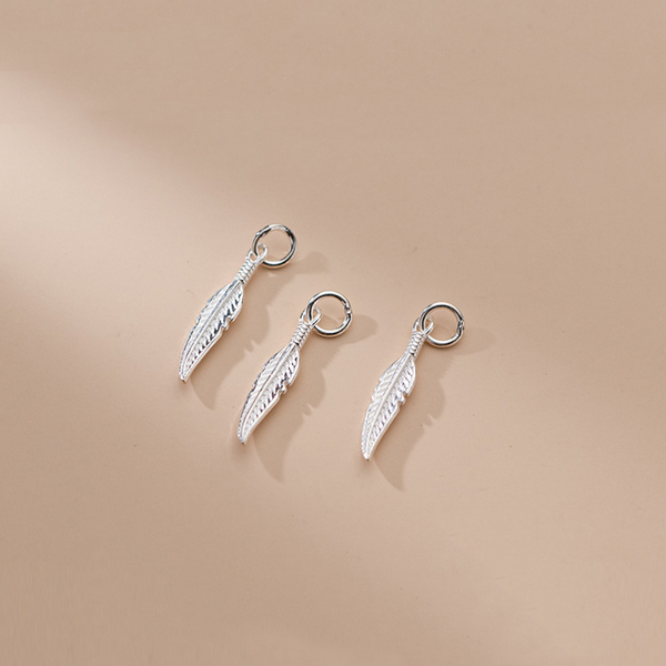 Sterling Silver Feather Pendants