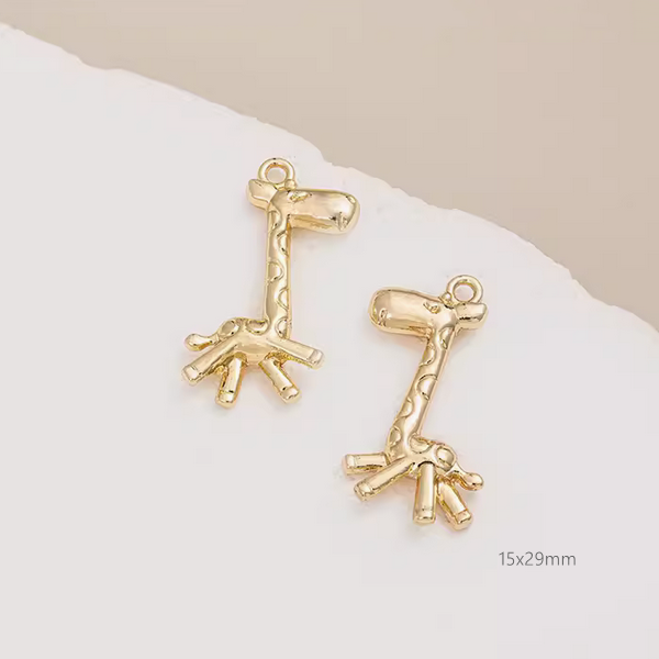 Alloy Fashion Pendants for Jewelry Handmaking DIY, 14K Plated