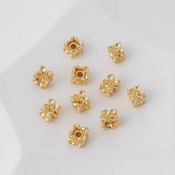 Alloy Four Side Figure Petal Base Spacer