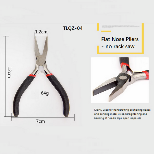Stainless Steel Flat Nose Pliers, No Rack Saw - TLQZ-04