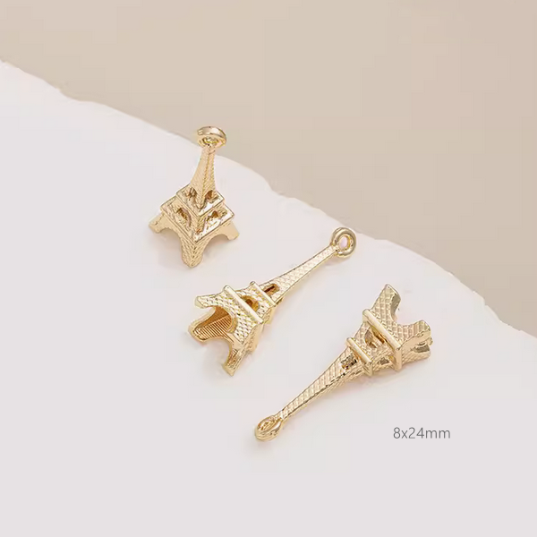 Alloy Fashion Pendants for Jewelry Handmaking DIY, 14K Plated