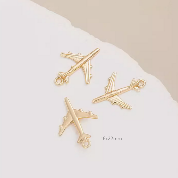 Alloy Fashion Pendants for Jewelry Handmaking DIY, 14K Plated