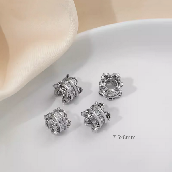 Brass Platinum Plated Spacers