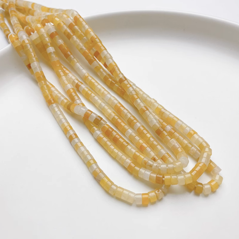 Strand Nature Crystal Stone Tubular Tube Beads Necklace Bracelet Making
