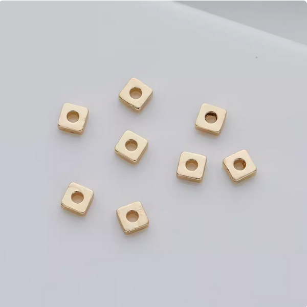 20pcs Alloy Hexagon Spacer Piece