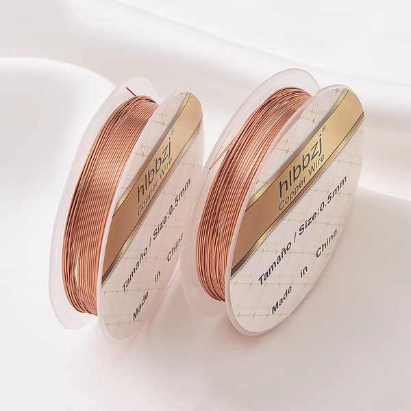 Brass Flexible Soft Wire Roll, Colors Plated