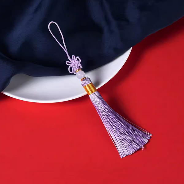14cm Chinese Lucky Knotting+Beads Tassels