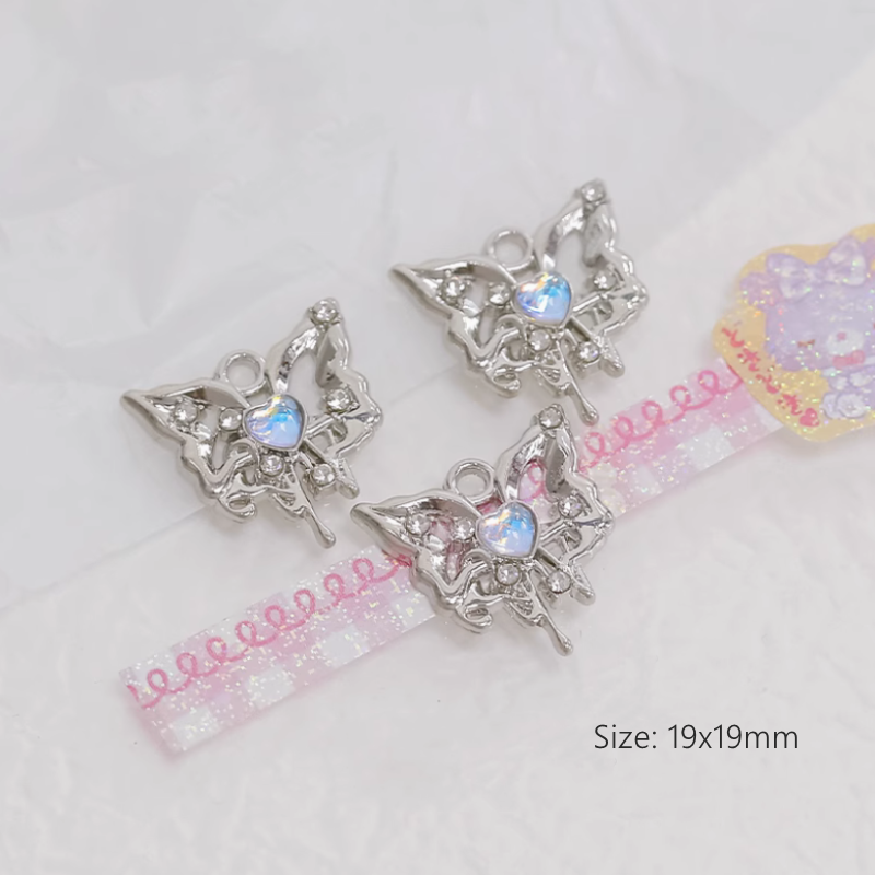 Alloy Fantastic Fairy Zircon Diamond Charms Pendant