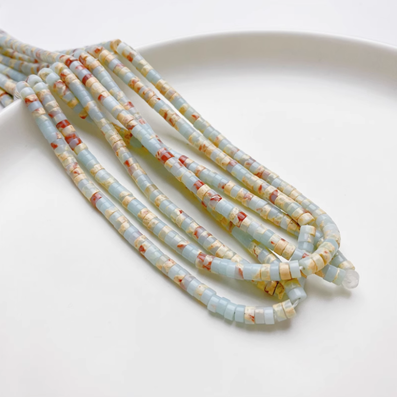 Strand Nature Crystal Stone Tubular Tube Beads Necklace Bracelet Making