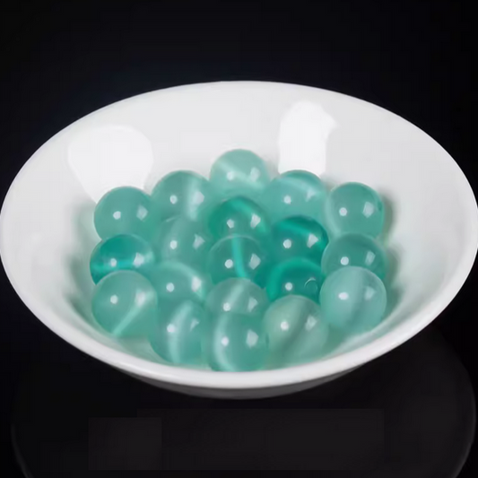 Opals Round Beads -Lake Green (OPLL)