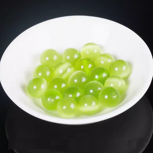 Opals Round Beads -Light Green (OPLF)