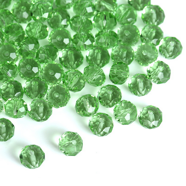 Electroplated Glass Facted Beads