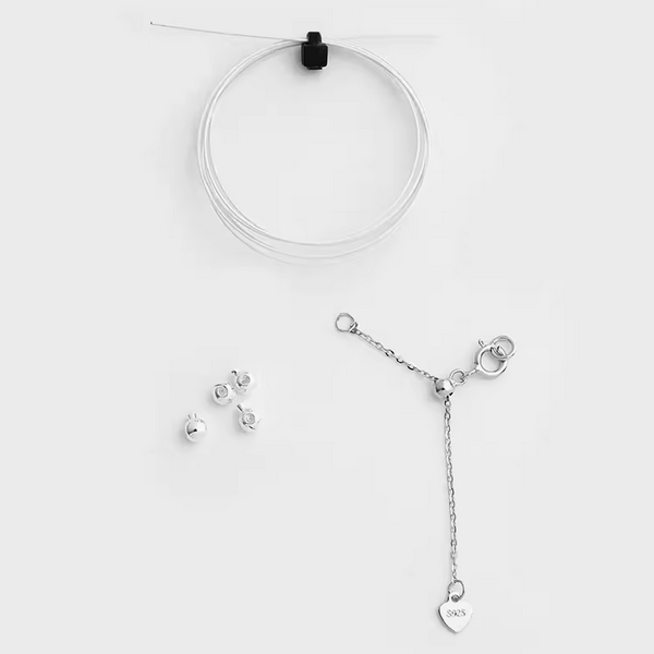 0.4mm Stainless Steel Soft Wire Necklace Material Semi-Finished Set - TLBC-03
