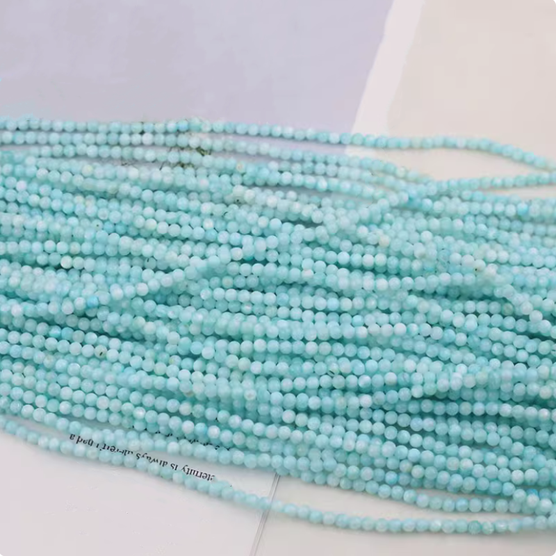 2-4mm Shell Material Beads Small Round Jewelry Dyed Warm Colorful Beads