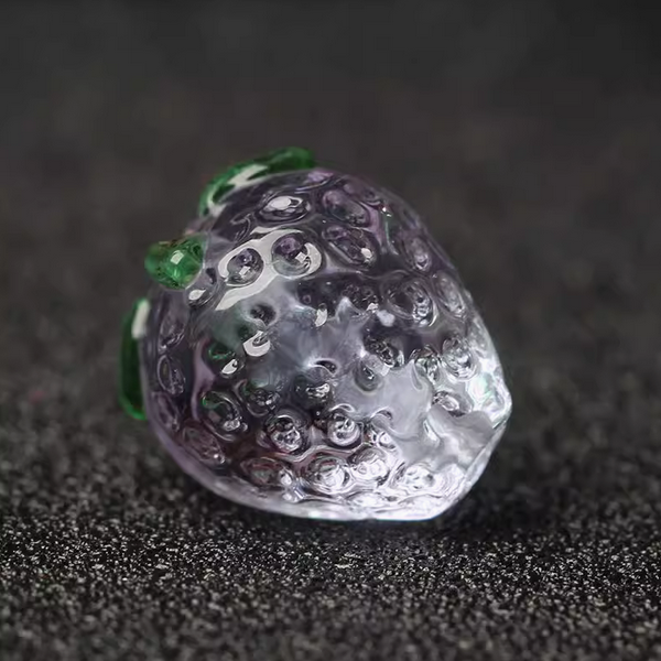 Glass Fruit Spacers Cute Double Color Beads