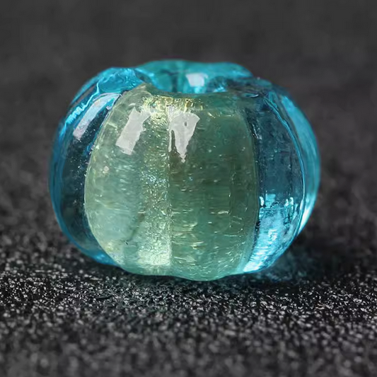 Glass Pumpkin Spacer Beads -GLKT-03