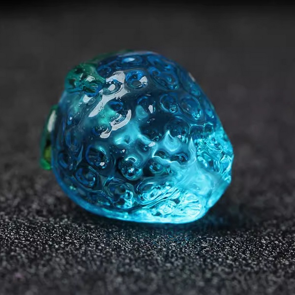 Glass Fruit Spacers Cute Double Color Beads