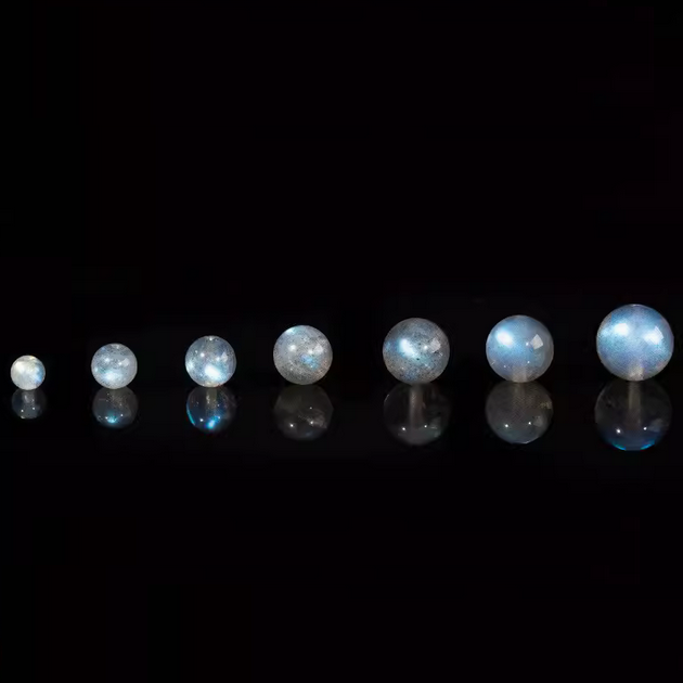 10pcs Moonstone Crystal Gemstone Beads