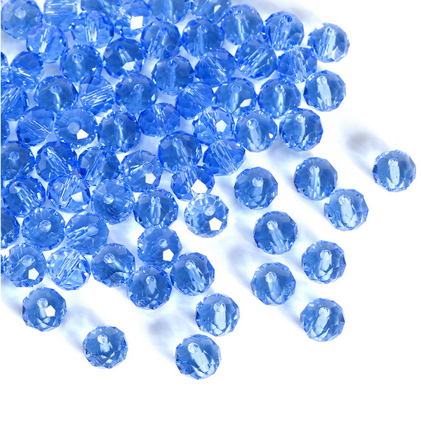 Electroplated Glass Facted Beads