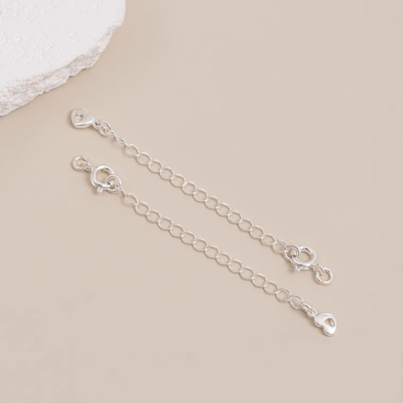 Brass Spring Fastener Ring Clasps With Safety Chain Jewelry Handmaking