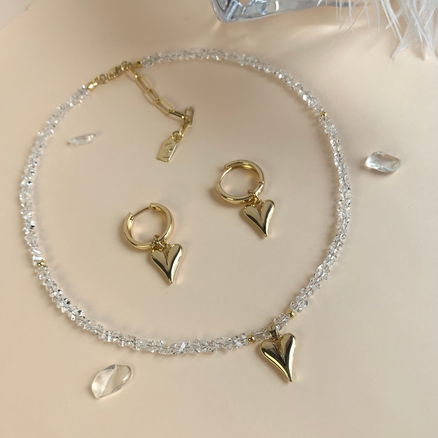 Artificial Crystal Necklace Chocker Super Shiny
