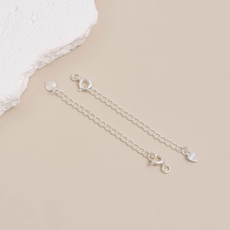 Brass Spring Fastener Ring Clasps With Safety Chain Jewelry Handmaking