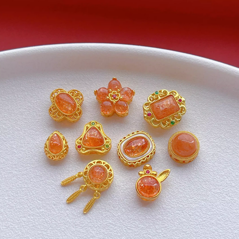 925 Silver Base Strawberry Quart Jewelry Charms Spacers