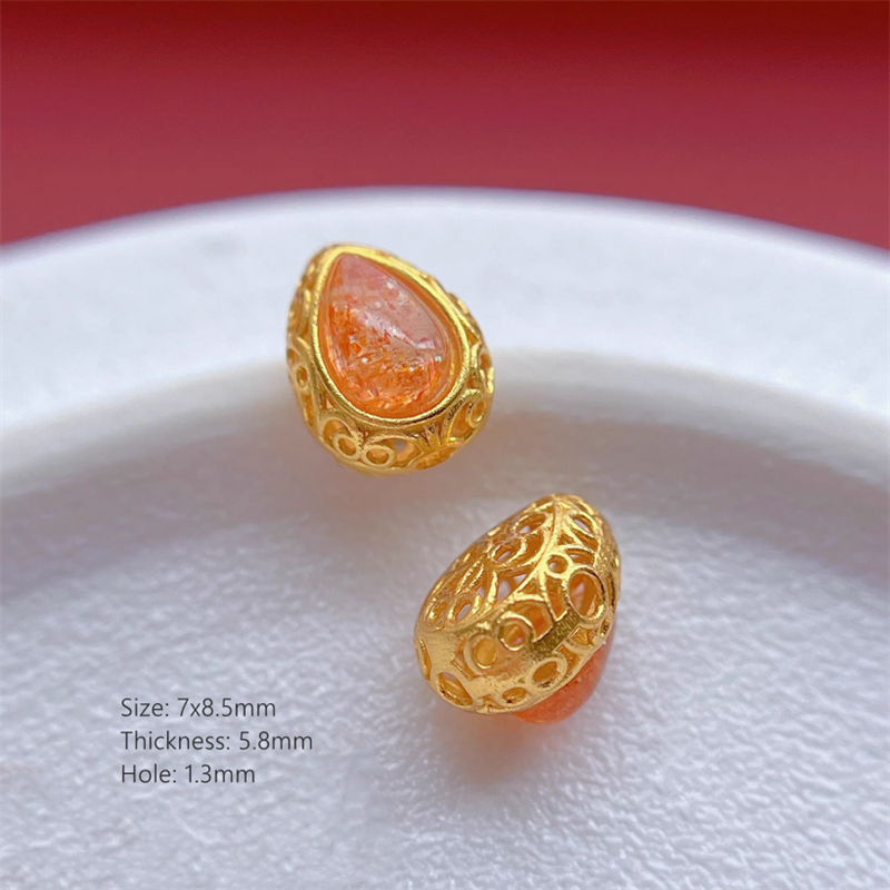 925 Silver Base Strawberry Quart Jewelry Charms Spacers