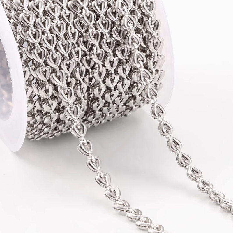 Titanium Steel Color Preservation Heart Chain