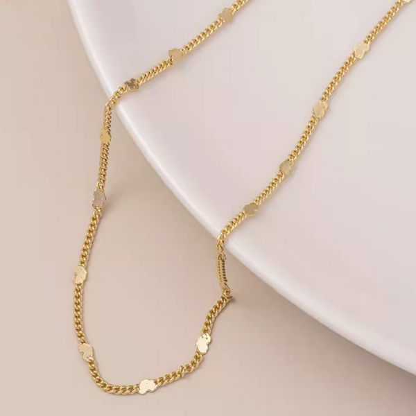 Brass Chain Necklace/Bracelet DIY Material Gold Plated
