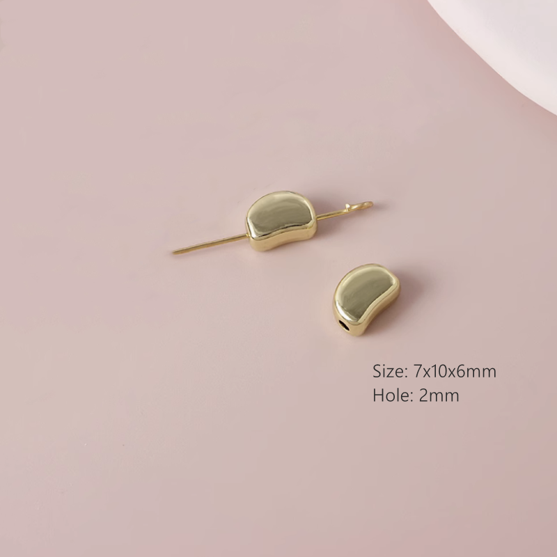 Alloy Electroplated Gold Platinum Uncommon Shape Spacers Beads