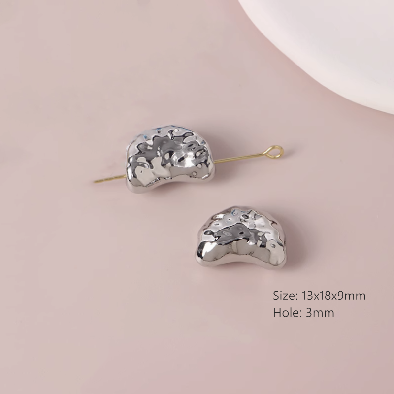 Alloy Electroplated Gold Platinum Uncommon Shape Spacers Beads