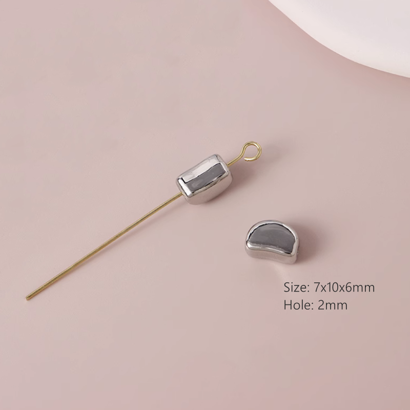 Alloy Electroplated Gold Platinum Uncommon Shape Spacers Beads