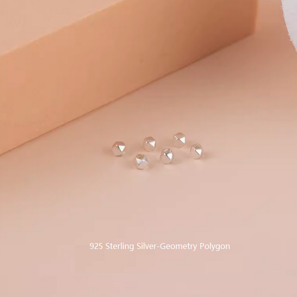 Sterling Silver Round Spacer Beads
