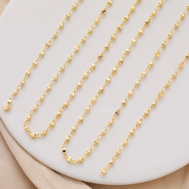 Brass 14K Gilded Color Preservation Chain