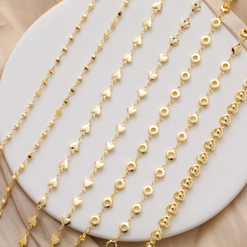 Brass 14K Gilded Color Preservation Chain