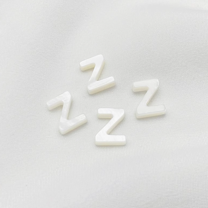 Shell Letters Words Charms Pendant Spare Piece-PMZS