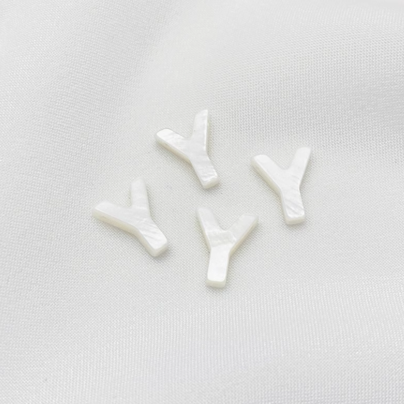 Shell Letters Words Charms Pendant Spare Piece-PMZS