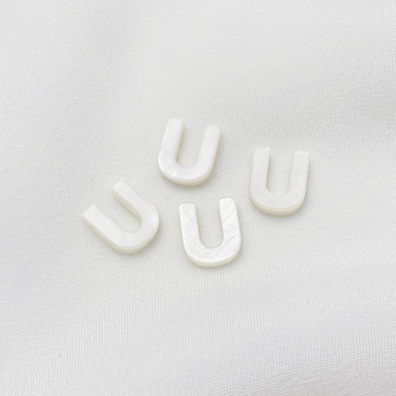 Shell Letters Words Charms Pendant Spare Piece-PMZS