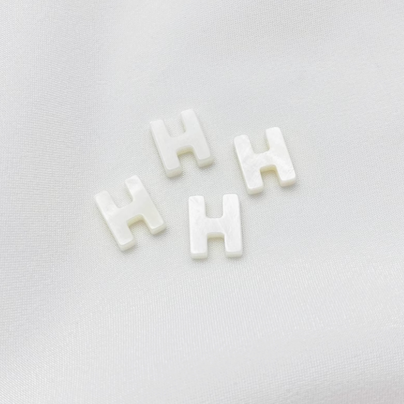 Shell Letters Words Charms Pendant Spare Piece-PMZS